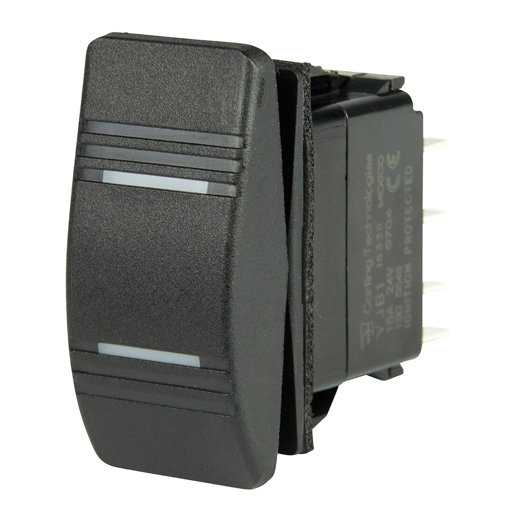 BEP DPDT Contura Switch - 2-Amber LEDs - ON/OFF/ON, made by BEP Marine - 1001808 BEP DPDT Contura Switch - 2-Amber LEDs - ON/OFF/ON, made by BEP Marine - 1001808