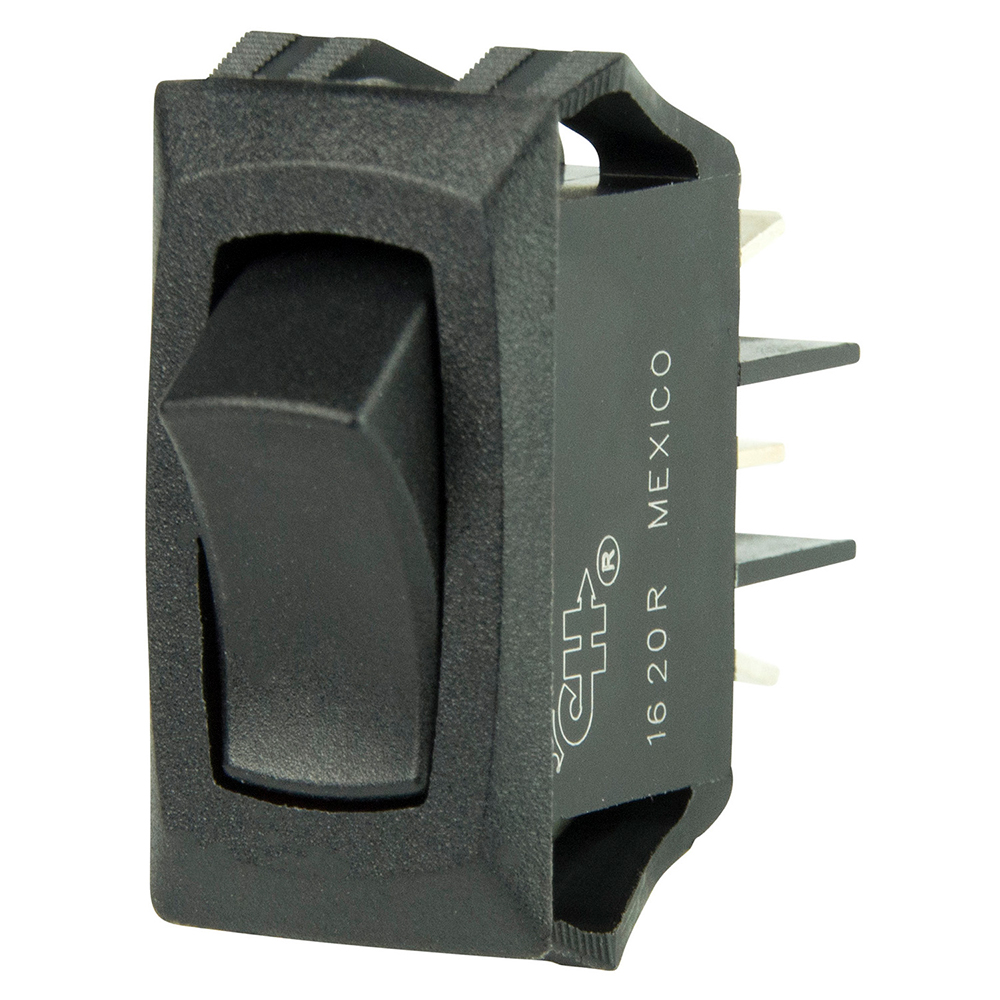 BEP Curved SPDT Mini Rocker Switch - 12V - ON/ON, made by BEP Marine - 1001706