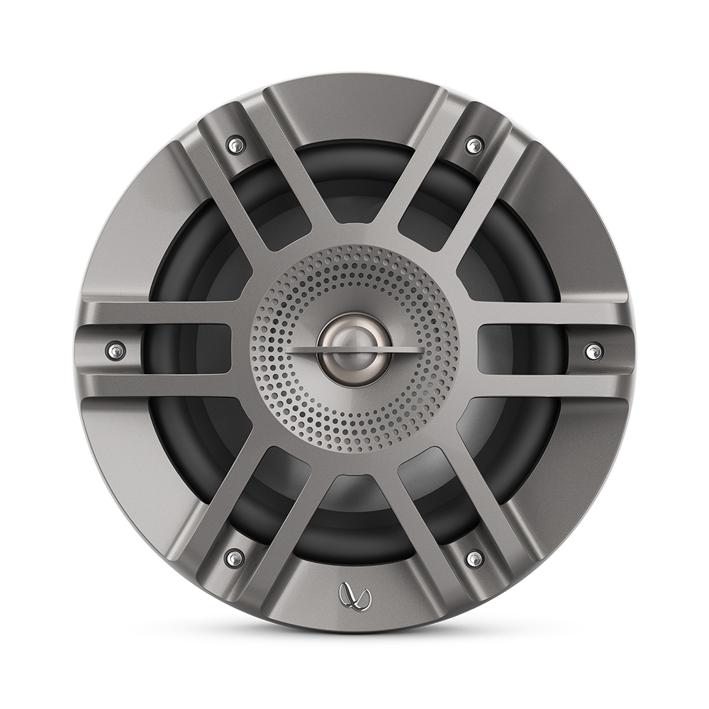 Infinity 6.5" Marine RGB Kappa Series Speakers - Titanium/Gunmetal, made by Infinity - KAPPA6125M Infinity 6.5" Marine RGB Kappa Series Speakers - Titanium/Gunmetal, made by Infinity - KAPPA6125M