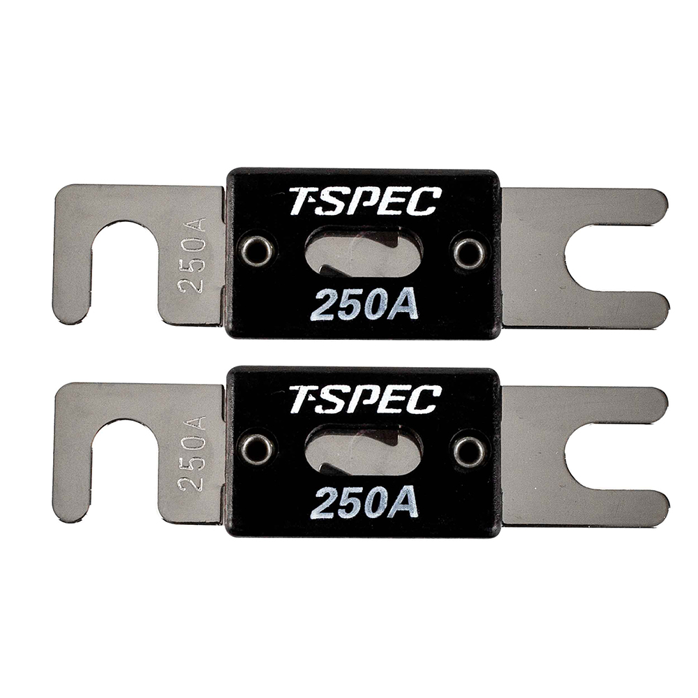 T-Spec V8 Series 250 AMP ANL Fuse - 2 Pack, made by T-Spec - V8-ANL250 T-Spec V8 Series 250 AMP ANL Fuse - 2 Pack, made by T-Spec - V8-ANL250