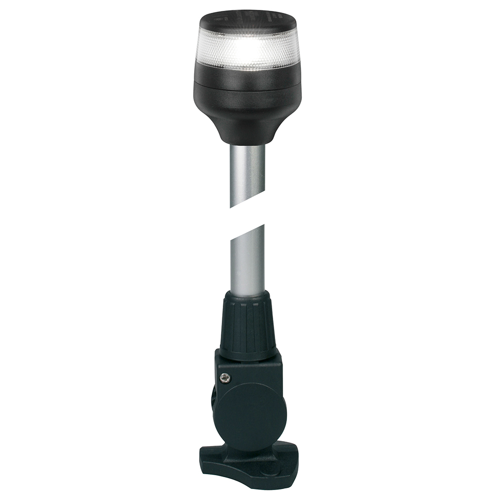 Hella Marine NaviLED 360 Compact All Round Lamp - 2nm - 24" Fold Down Base - Black, made by Hella Marine - 980960341 Hella Marine NaviLED 360 Compact All Round Lamp - 2nm - 24" Fold Down Base - Black, made by Hella Marine - 980960341