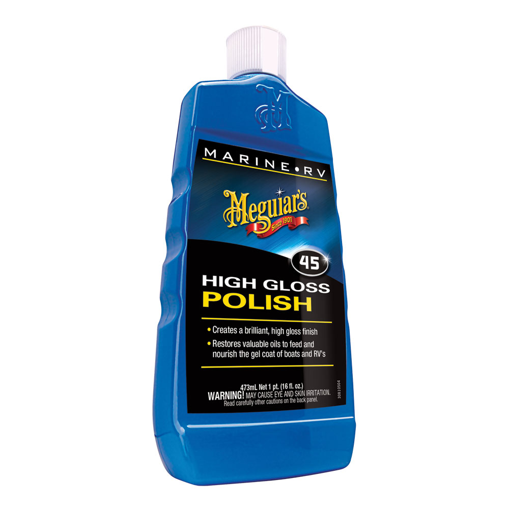 Meguiar's #45 Boat/RV Polish & Gloss Enhancer - 16oz, made by Meguiar's - M4516 Meguiar's #45 Boat/RV Polish & Gloss Enhancer - 16oz, made by Meguiar's - M4516