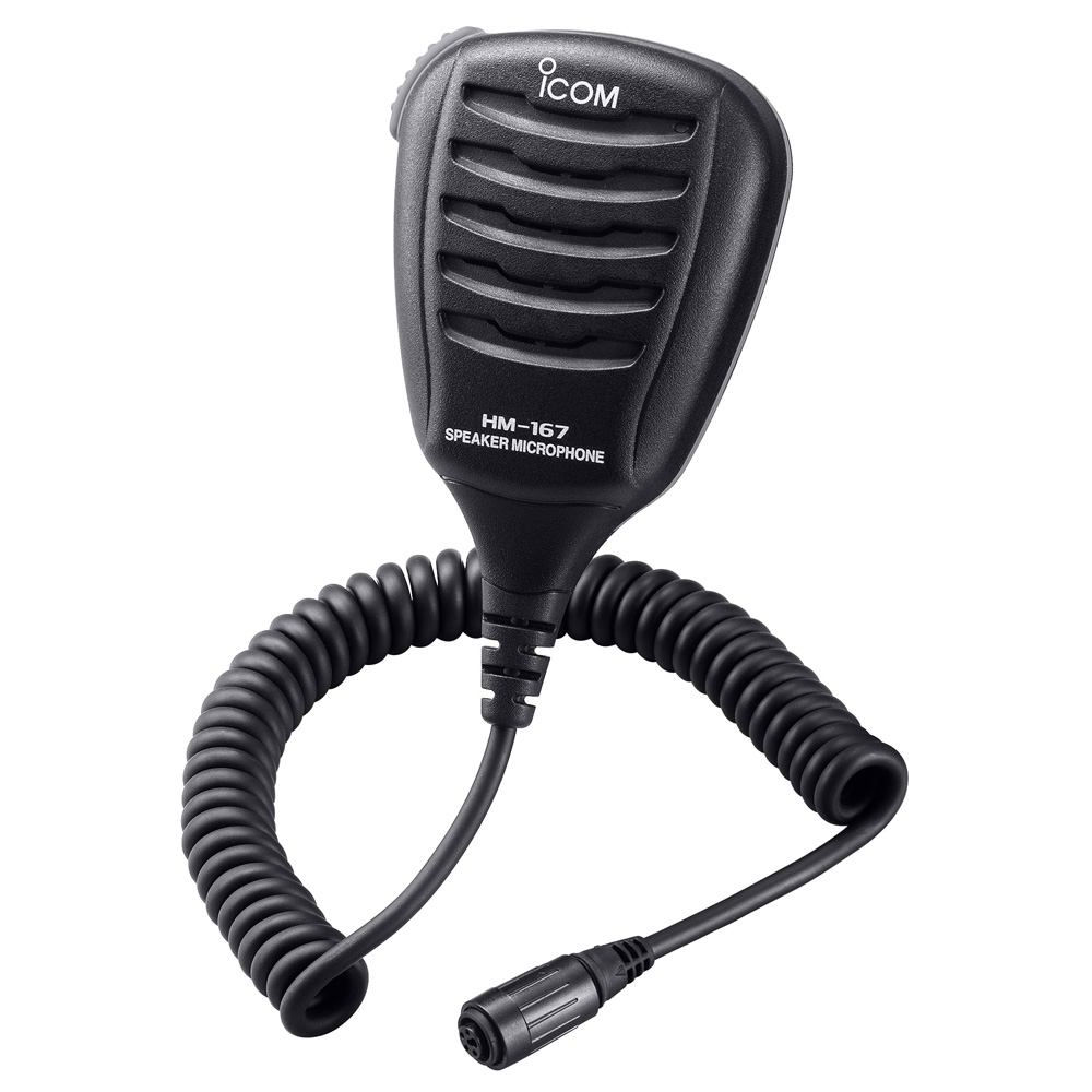 Icom HM-167 Speaker Mic - Waterproof, made by Icom - HM167 Icom HM-167 Speaker Mic - Waterproof, made by Icom - HM167