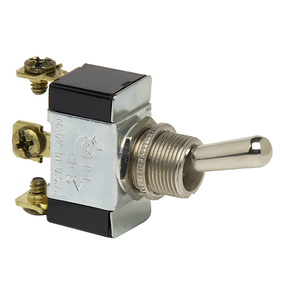 Cole Hersee Heavy Duty Toggle Switch SPDT (On)-Off-(On) 3 Screw, made by Cole Hersee - 55021-BP