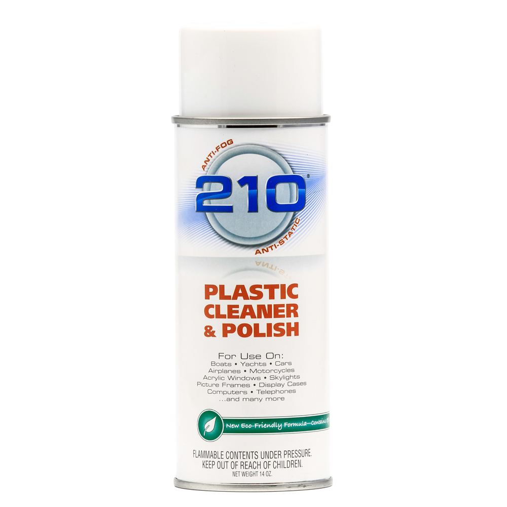 Camco 210 Plastic Cleaner Polish 14oz Spray, made by Camco - 40934 Camco 210 Plastic Cleaner Polish 14oz Spray, made by Camco - 40934