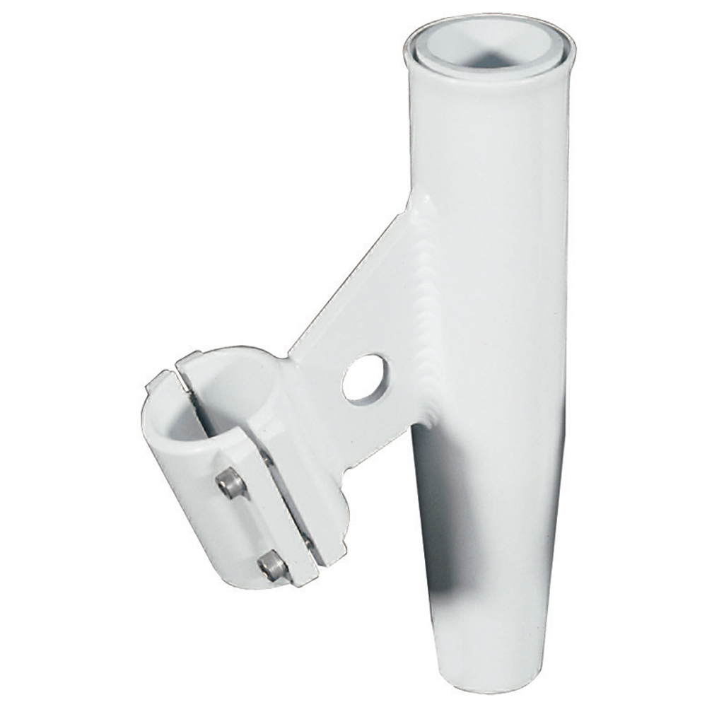 Lee's Clamp-On Rod Holder - White Aluminum - Vertical Mount - Fits 1.900" O.D. Pipe, made by Lee's Tackle - RA5004WH Lee's Clamp-On Rod Holder - White Aluminum - Vertical Mount - Fits 1.900" O.D. Pipe, made by Lee's Tackle - RA5004WH