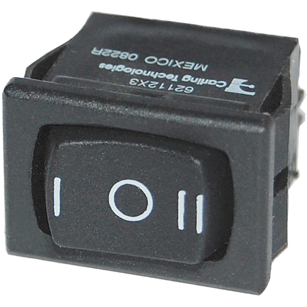 Blue Sea 7492 360 Panel - Rocker Switch DPDT - ON-OFF-ON, made by Blue Sea Systems - 7492 Blue Sea 7492 360 Panel - Rocker Switch DPDT - ON-OFF-ON, made by Blue Sea Systems - 7492