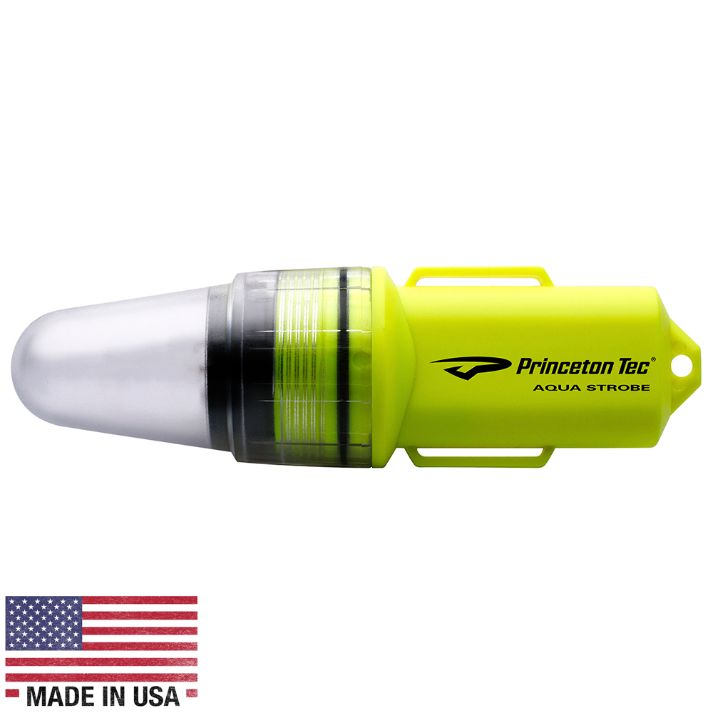 Princeton Tec Aqua Strobe LED - Neon Yellow, made by Princeton Tec - AS-LED-NY