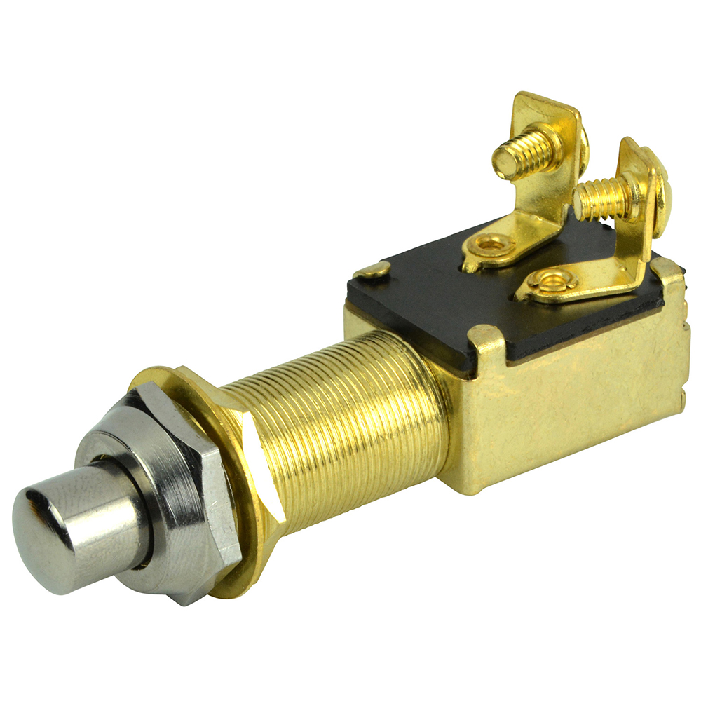 BEP 2-Position SPST Recessed Push Button Switch - OFF/(ON), made by BEP Marine - 1001507 BEP 2-Position SPST Recessed Push Button Switch - OFF/(ON), made by BEP Marine - 1001507
