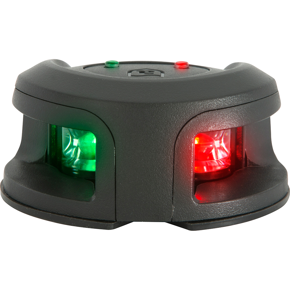 Attwood LightArmor Bow Mount Navigation Light - Composite Black - Bi-Color - 2NM, made by Attwood Marine - NV2002PB-7 Attwood LightArmor Bow Mount Navigation Light - Composite Black - Bi-Color - 2NM, made by Attwood Marine - NV2002PB-7