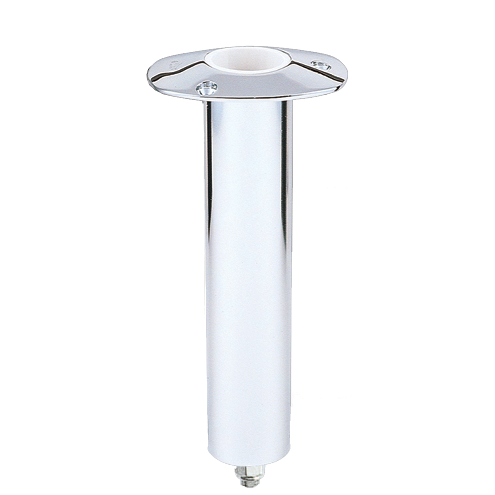 Lee's 0° Stainless Steel Swivel Base Flush Mount Rod Holder - Medium - 2" OD X 6.5" Tube f/ Small Bent Butts, made by Lee's Tackle - RH5167V Lee's 0° Stainless Steel Swivel Base Flush Mount Rod Holder - Medium - 2" OD X 6.5" Tube f/ Small Bent Butts, made by Lee's Tackle - RH5167V