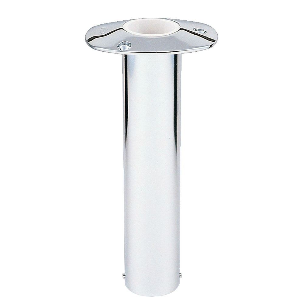Lee's 0° Stainless Steel Flush Mount Rod Holder - 2" O.D., made by Lee's Tackle - RH527VS Lee's 0° Stainless Steel Flush Mount Rod Holder - 2" O.D., made by Lee's Tackle - RH527VS