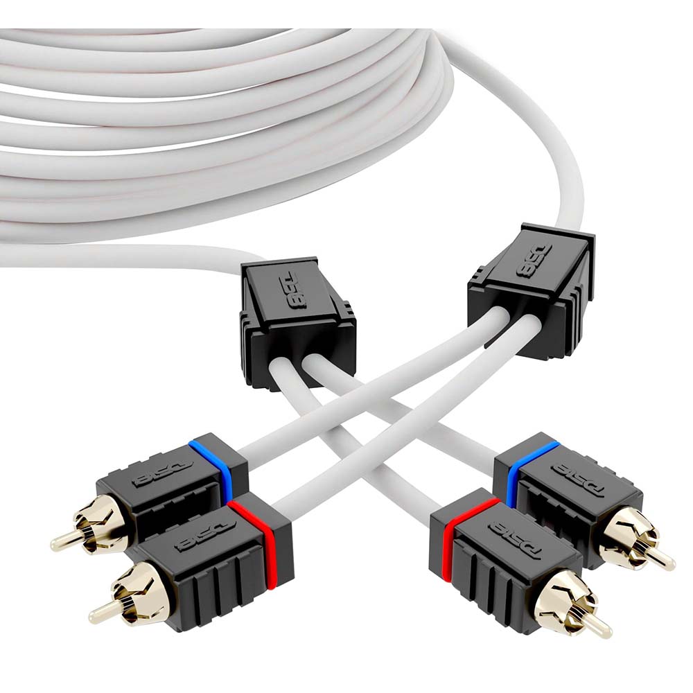 DS18 Marine Tinned OFC RCA Cable - 25', made by DS18 - MOFCR-25FT DS18 Marine Tinned OFC RCA Cable - 25', made by DS18 - MOFCR-25FT