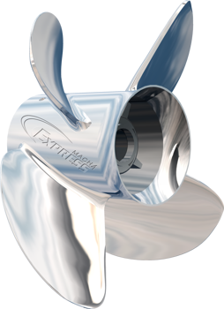 Turning Point Express® Mach4™ - Right Hand - Stainless Steel Propeller - EX-1513-4 - 4-Blade - 15.3" x 13 Pitch, made by Turning Point Propellers - 31501330 Turning Point Express® Mach4™ - Right Hand - Stainless Steel Propeller - EX-1513-4 - 4-Blade - 15.3" x 13 Pitch, made by Turning Point Propellers - 31501330