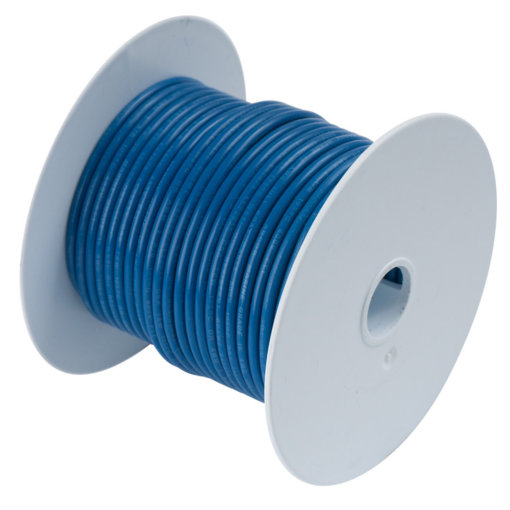 Ancor Dark Blue 18 AWG Tinned Copper Wire - 100', made by Ancor - 100110 Ancor Dark Blue 18 AWG Tinned Copper Wire - 100', made by Ancor - 100110