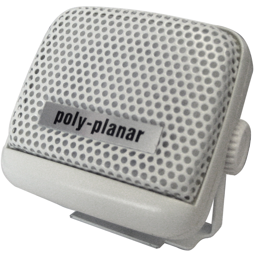 Poly-Planar MB-21 8 Watt VHF Extension Speaker - White, made by Poly-Planar - MB21W Poly-Planar MB-21 8 Watt VHF Extension Speaker - White, made by Poly-Planar - MB21W
