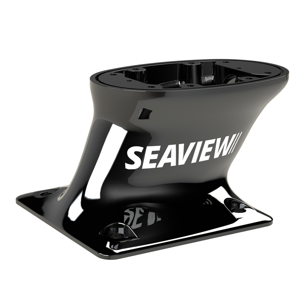 Seaview 5" Modular Mount Aft Raked 7x7 Base Top Plate Required - Black, made by Seaview - PMA57M1BLK Seaview 5" Modular Mount Aft Raked 7x7 Base Top Plate Required - Black, made by Seaview - PMA57M1BLK