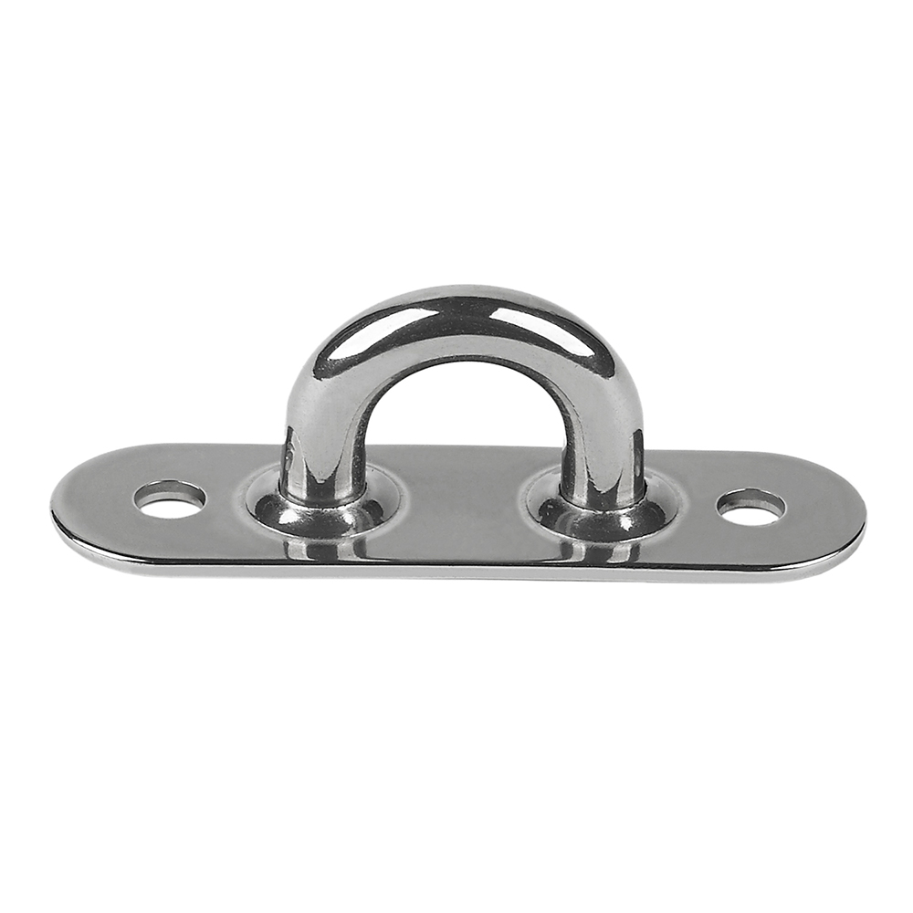 Schaefer Stainless Steel Welded Pad Eye - 2-1/4"L x 5/8"W, made by Schaefer Marine - 78-05 Schaefer Stainless Steel Welded Pad Eye - 2-1/4"L x 5/8"W, made by Schaefer Marine - 78-05