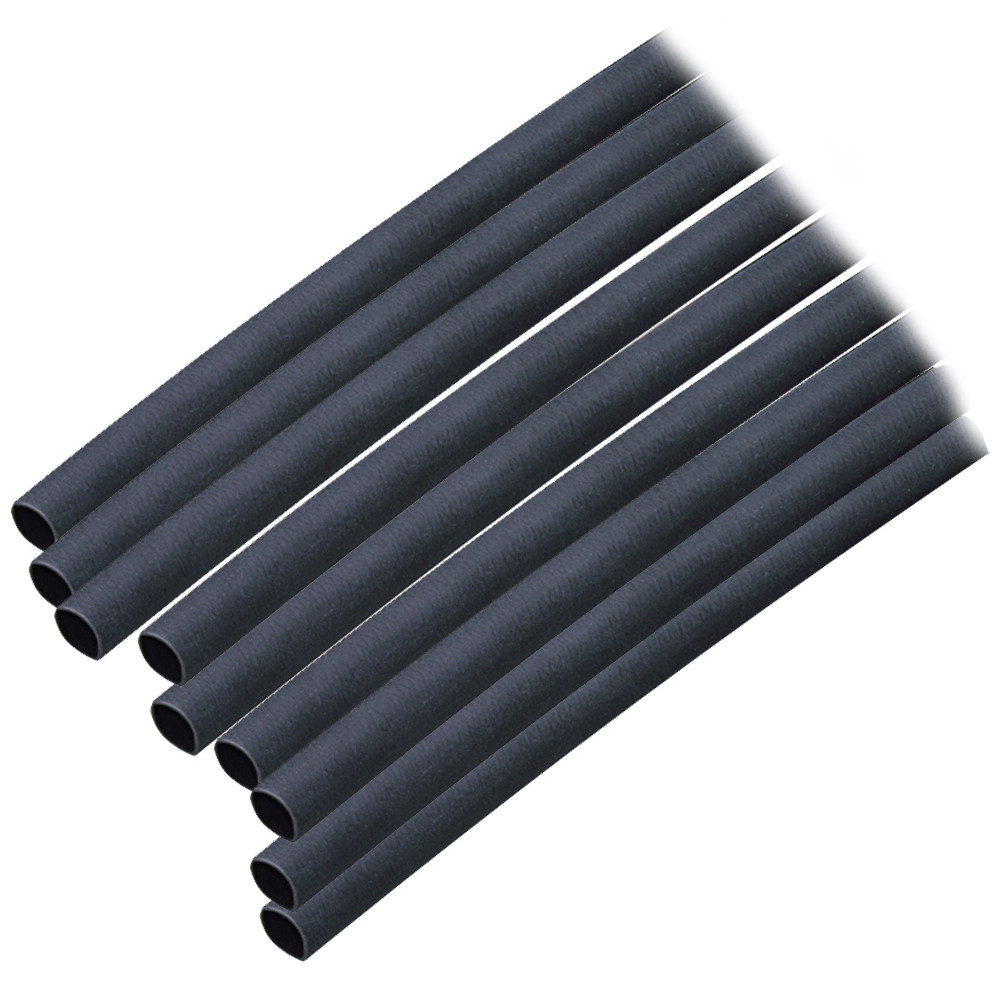 Ancor Adhesive Lined Heat Shrink Tubing (ALT) - 3/16" x 6" - 10-Pack - Black, made by Ancor - 302106 Ancor Adhesive Lined Heat Shrink Tubing (ALT) - 3/16" x 6" - 10-Pack - Black, made by Ancor - 302106