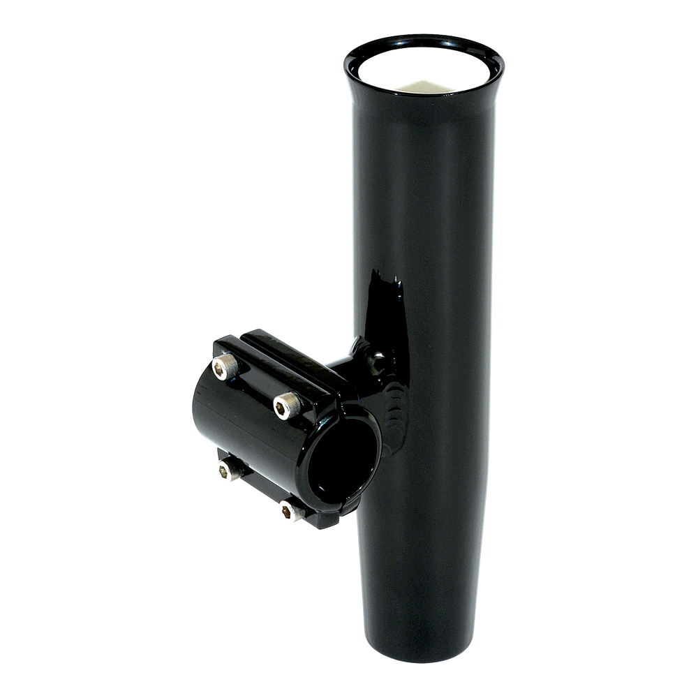 Lee's Clamp-On Rod Holder - Black Aluminum - Horizontal Mount - Fits 1.050" O.D. Pipe, made by Lee's Tackle - RA5201BK Lee's Clamp-On Rod Holder - Black Aluminum - Horizontal Mount - Fits 1.050" O.D. Pipe, made by Lee's Tackle - RA5201BK