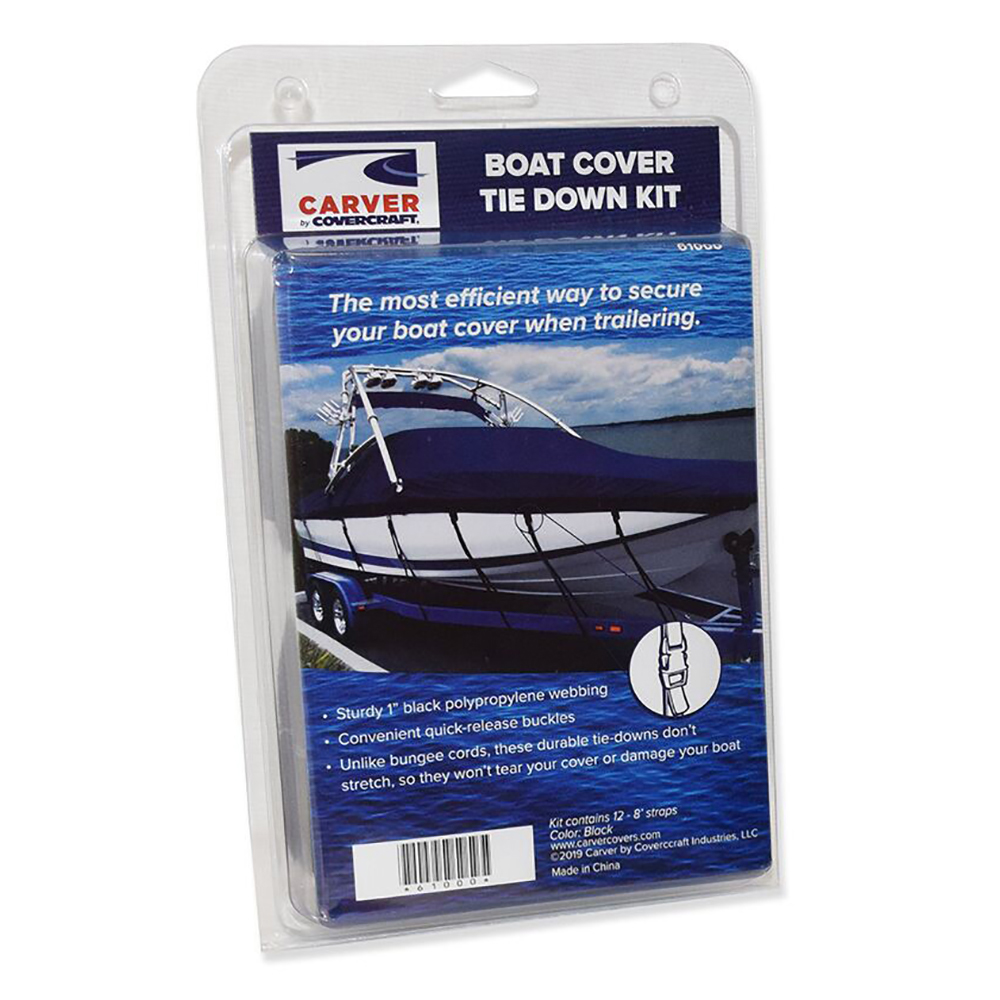 Carver Boat Cover Tie Down Kit, made by Carver by Covercraft - 61000 Carver Boat Cover Tie Down Kit, made by Carver by Covercraft - 61000