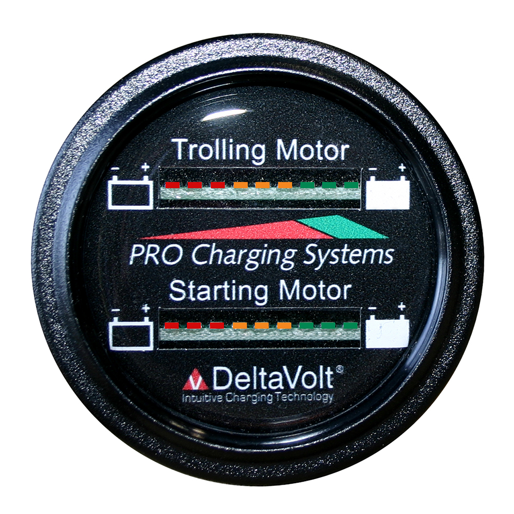 Dual Pro Battery Fuel Gauge - Marine Dual Read Battery Monitor - 12V/24V System - 15' Battery Cable, made by Dual Pro - BFGWOM1524V/12V Dual Pro Battery Fuel Gauge - Marine Dual Read Battery Monitor - 12V/24V System - 15' Battery Cable, made by Dual Pro - BFGWOM1524V/12V