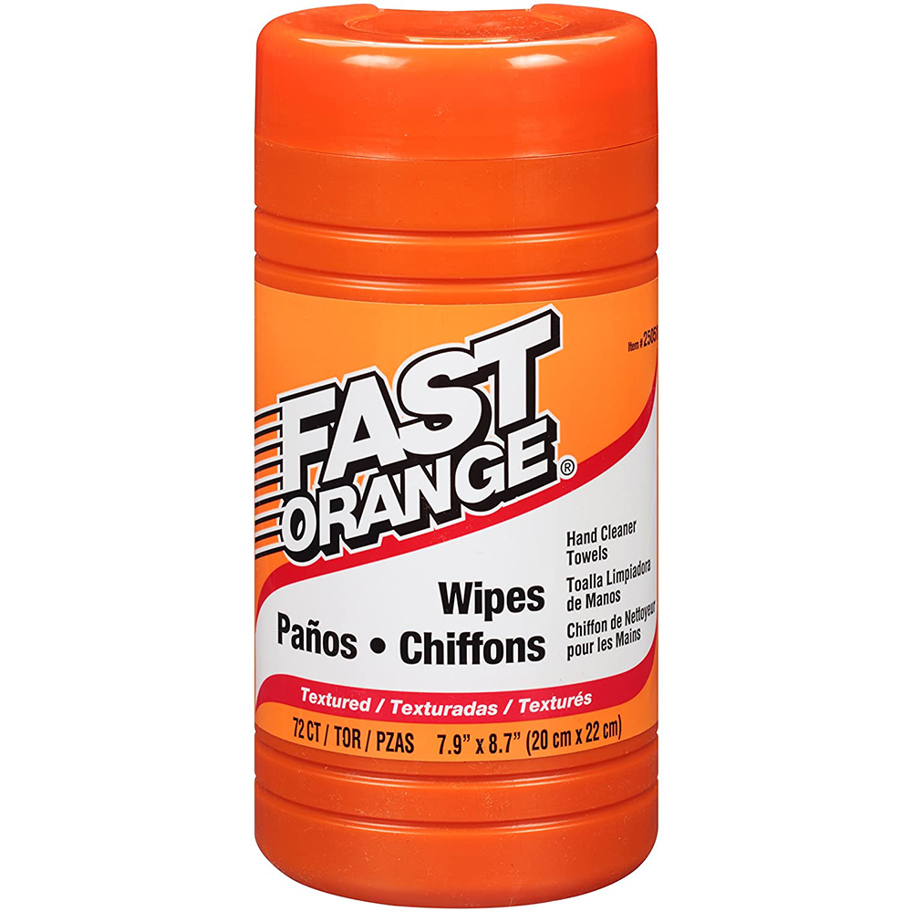 Permatex Fast Orange Heavy Duty Hand Cleaner Wipes - 72-Piece, made by Permatex - 25051 Permatex Fast Orange Heavy Duty Hand Cleaner Wipes - 72-Piece, made by Permatex - 25051
