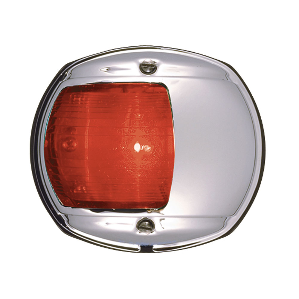 Perko LED Side Light - Red - 12V - Chrome Plated Housing, made by Perko - 0170MP0DP3