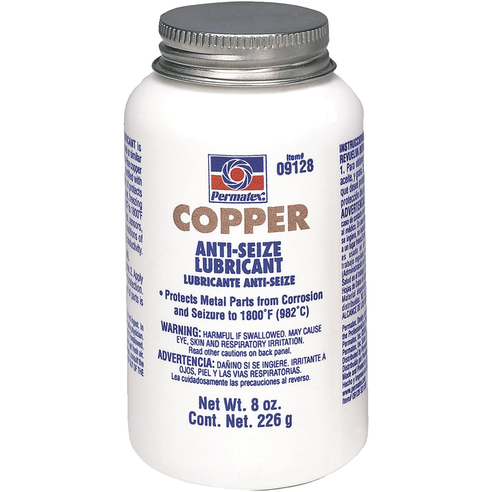Permatex Copper Anti-Seize Lubricant - Brush Top Bottle - 8oz, made by Permatex - Permatex Copper Anti-Seize Lubricant - Brush Top Bottle - 8oz, made by Permatex -