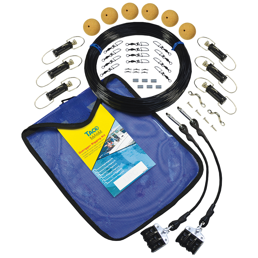 TACO Premium Mono Triple Rigging Kit, made by TACO Marine - RK-0003MP TACO Premium Mono Triple Rigging Kit, made by TACO Marine - RK-0003MP