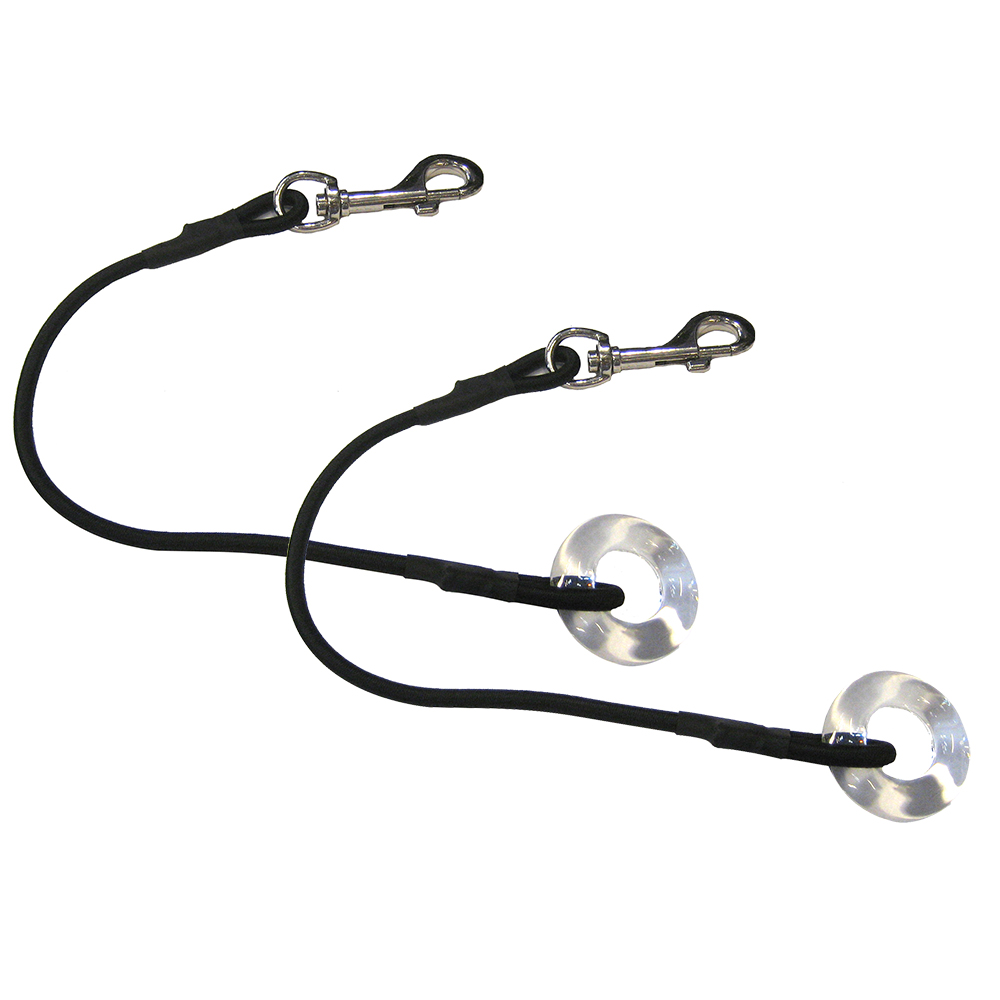 TACO Shock Cord w/Glass Eye (Pair), made by TACO Marine - COK-0021-2 TACO Shock Cord w/Glass Eye (Pair), made by TACO Marine - COK-0021-2