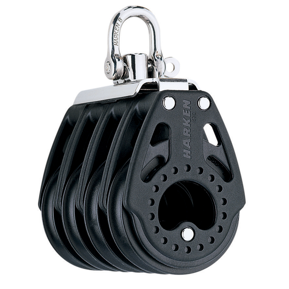 Harken 57mm Carbo Quad Block - Swivel, made by Harken - 2631 Harken 57mm Carbo Quad Block - Swivel, made by Harken - 2631