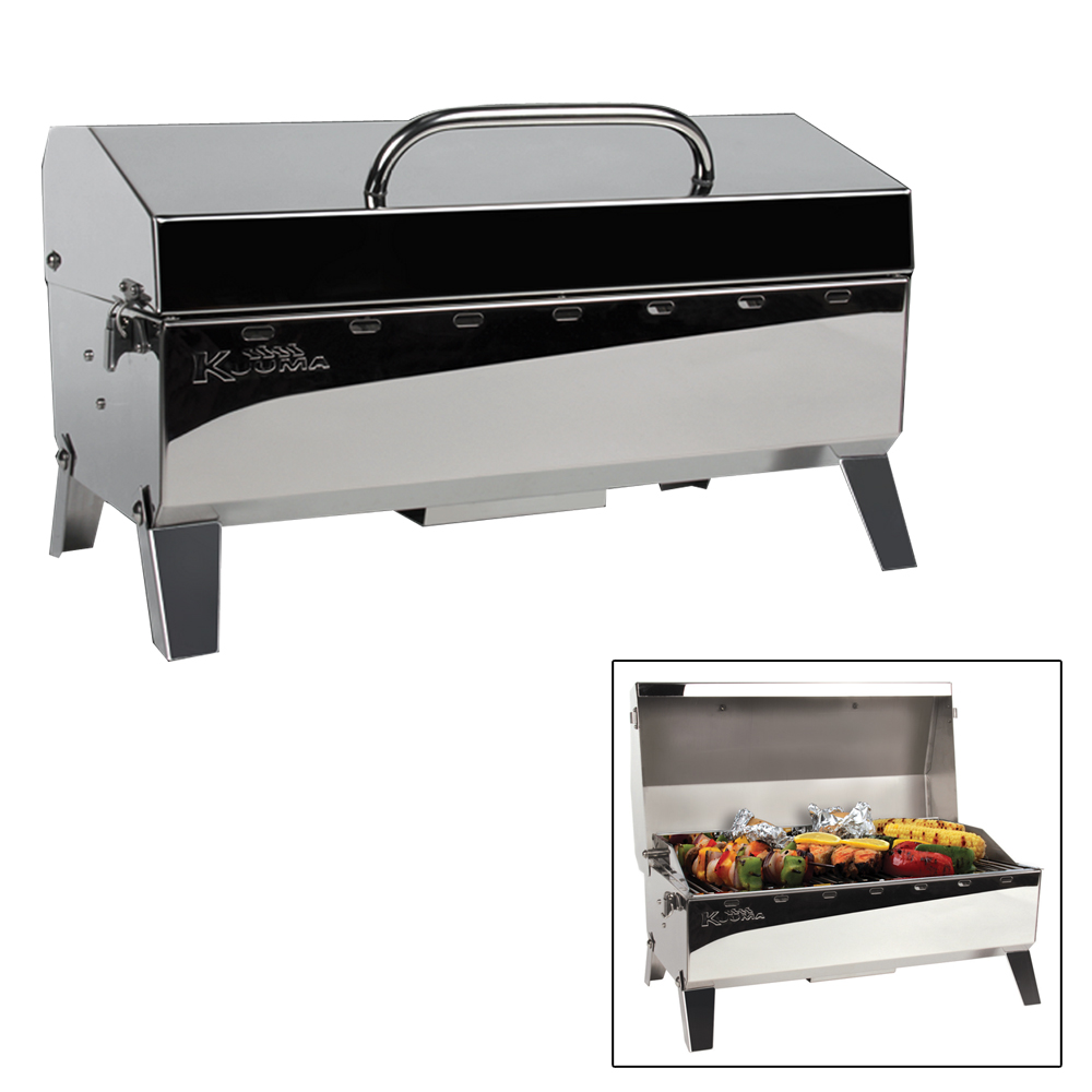 Kuuma Stow N' Go 160 Gas Grill w/Thermometer and Ignitor, made by Kuuma Products - 58131 Kuuma Stow N' Go 160 Gas Grill w/Thermometer and Ignitor, made by Kuuma Products - 58131