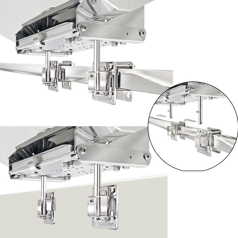 Magma Dual Side Bulkhead or Square/Flat Rail Mount, made by Magma - T10-540 Magma Dual Side Bulkhead or Square/Flat Rail Mount, made by Magma - T10-540