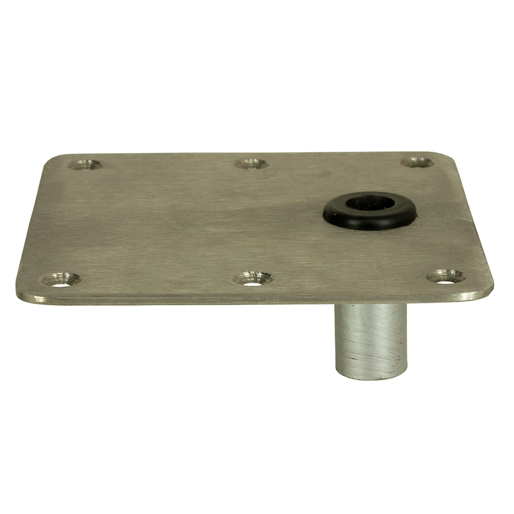 Springfield KingPin™ 7" x 7" Offset - Stainless Steel - Square Base (Standard), made by Springfield Marine - 1620003 Springfield KingPin™ 7" x 7" Offset - Stainless Steel - Square Base (Standard), made by Springfield Marine - 1620003