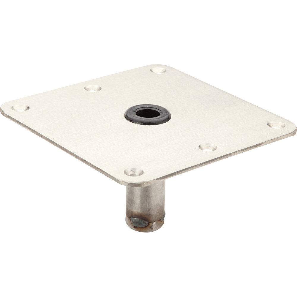 Attwood SWIVL-EZE 7x7 Lock'N-Pin Zinc Plated Steel 3/4" Pin Base, made by Attwood Marine - SP-67739-T Attwood SWIVL-EZE 7x7 Lock'N-Pin Zinc Plated Steel 3/4" Pin Base, made by Attwood Marine - SP-67739-T