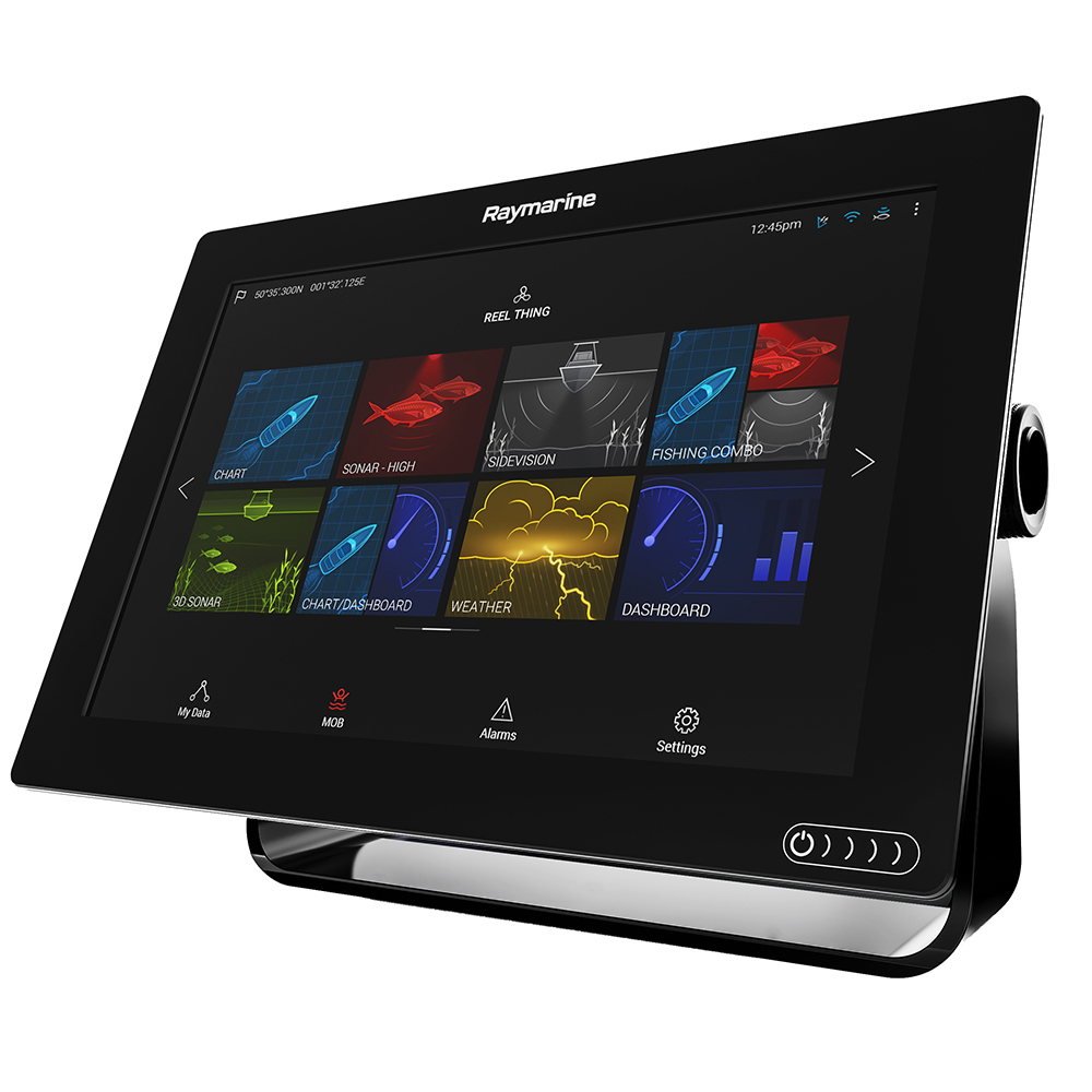 Raymarine Axiom™ 12 RV 12" MFD w/RealVision 3D Sonar & Navionics+ Chart - No Transducer, made by Raymarine - E70369-00-NAG Raymarine Axiom™ 12 RV 12" MFD w/RealVision 3D Sonar & Navionics+ Chart - No Transducer, made by Raymarine - E70369-00-NAG