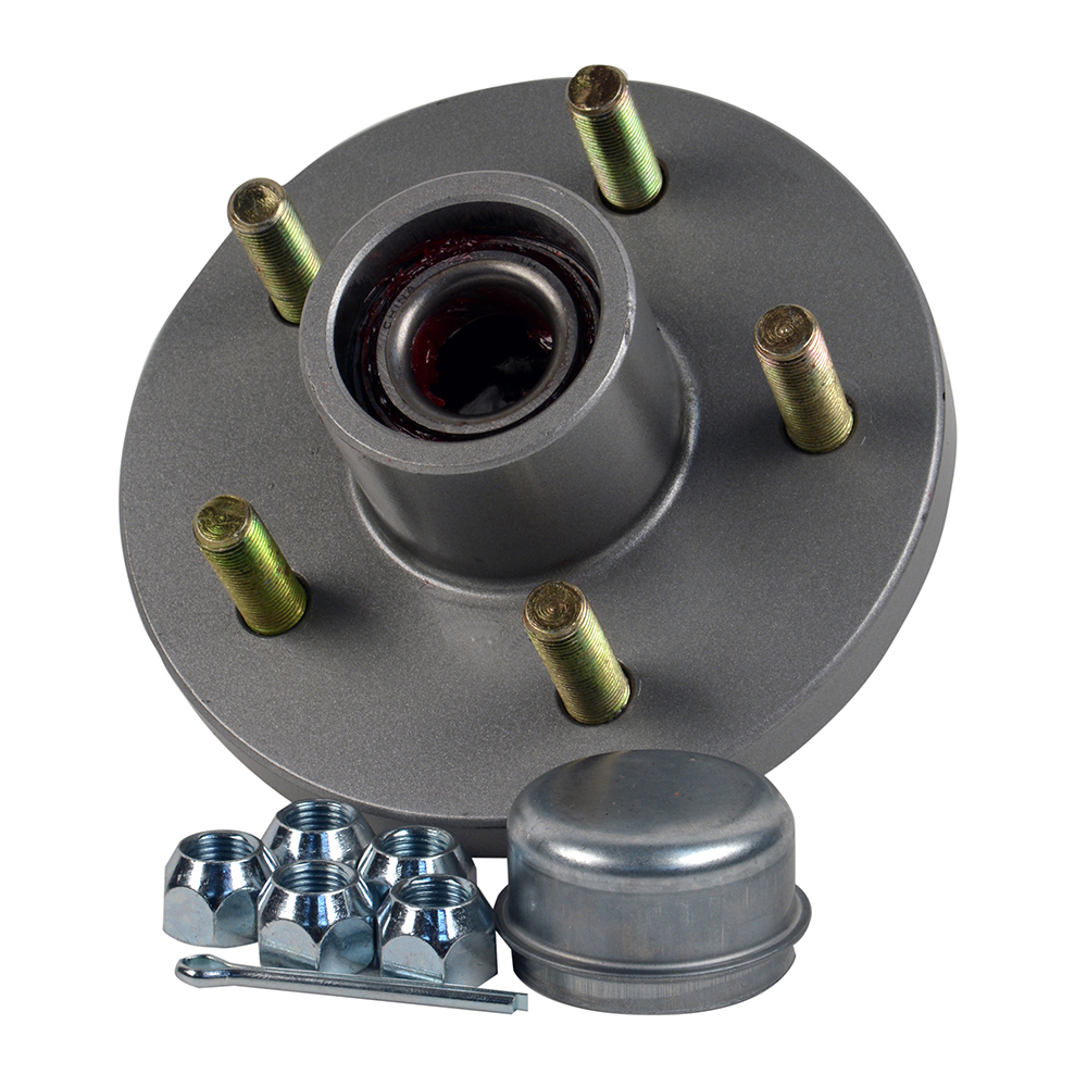 C.E. Smith Trailer Hub Kit - 1-3/8" x 1-1/16" Tapered - 5 x 4-1/2" Galvanized, made by C.E. Smith - 13515 C.E. Smith Trailer Hub Kit - 1-3/8" x 1-1/16" Tapered - 5 x 4-1/2" Galvanized, made by C.E. Smith - 13515