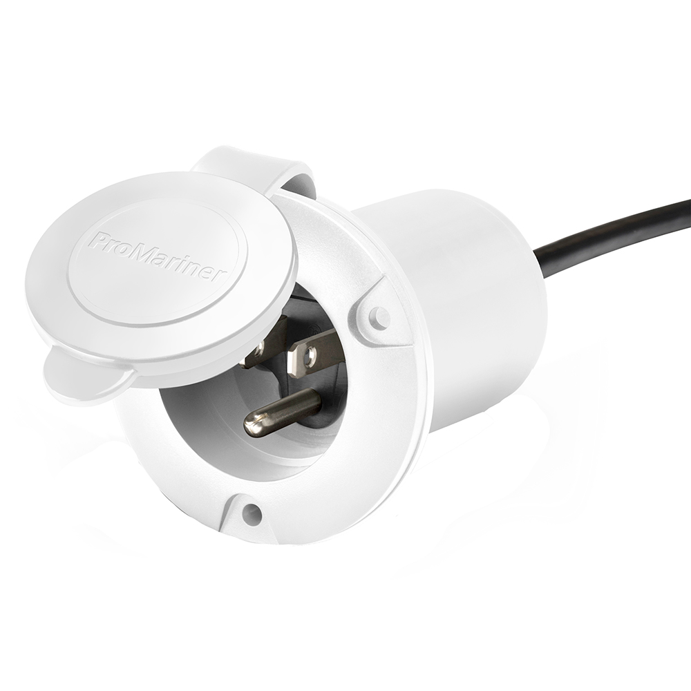 ProMariner Universal AC Plug - White, made by ProMariner - 51310 ProMariner Universal AC Plug - White, made by ProMariner - 51310
