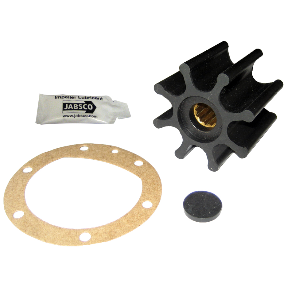 Jabsco Impeller Kit - 8 Blade - Nitrile - 2-9/16" Diameter - Spline Drive, made by Jabsco - 920-0003-P Jabsco Impeller Kit - 8 Blade - Nitrile - 2-9/16" Diameter - Spline Drive, made by Jabsco - 920-0003-P