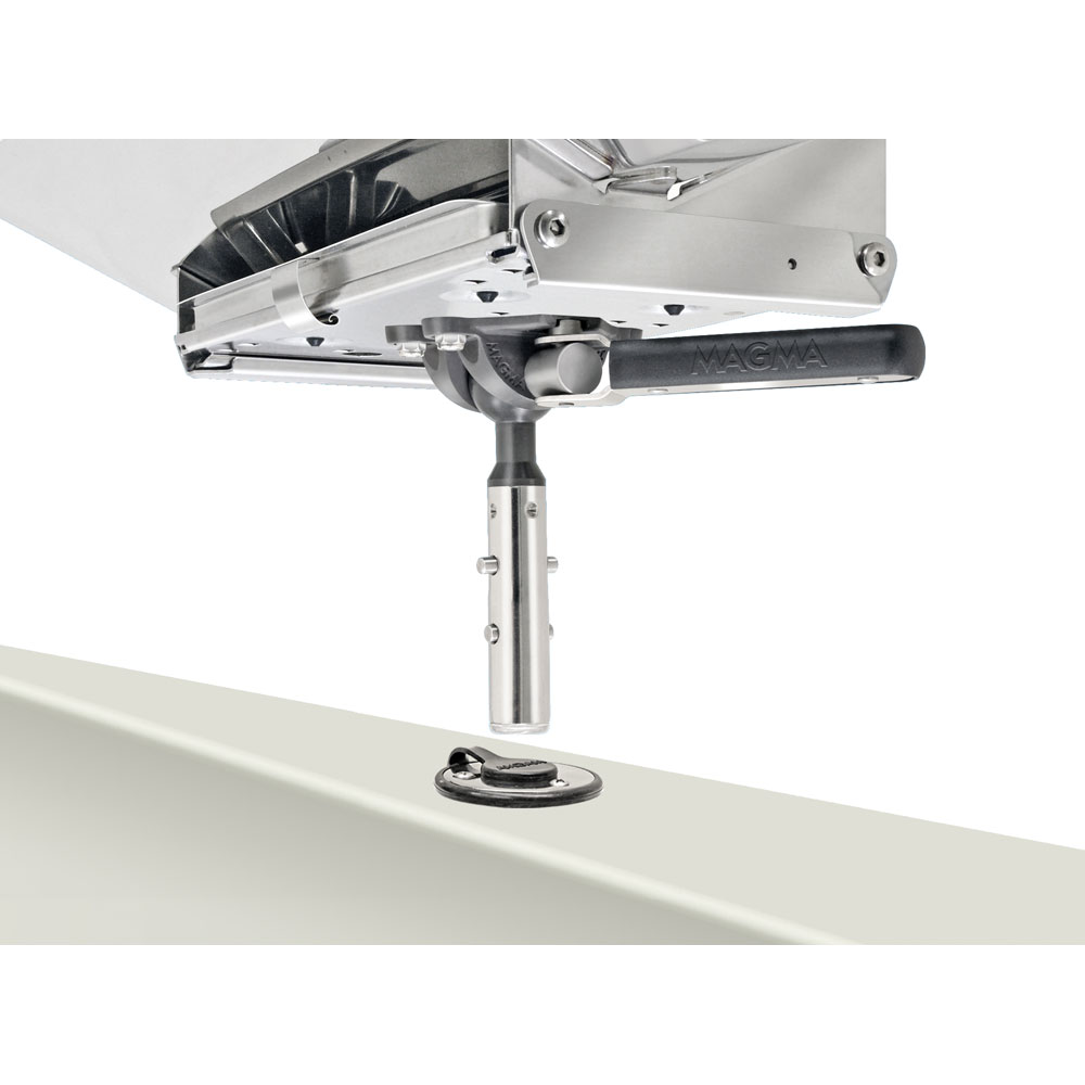 Magma Single Locking Flush Deck Socket w/LeveLock Mount & Flange, made by Magma - T10-327 Magma Single Locking Flush Deck Socket w/LeveLock Mount & Flange, made by Magma - T10-327