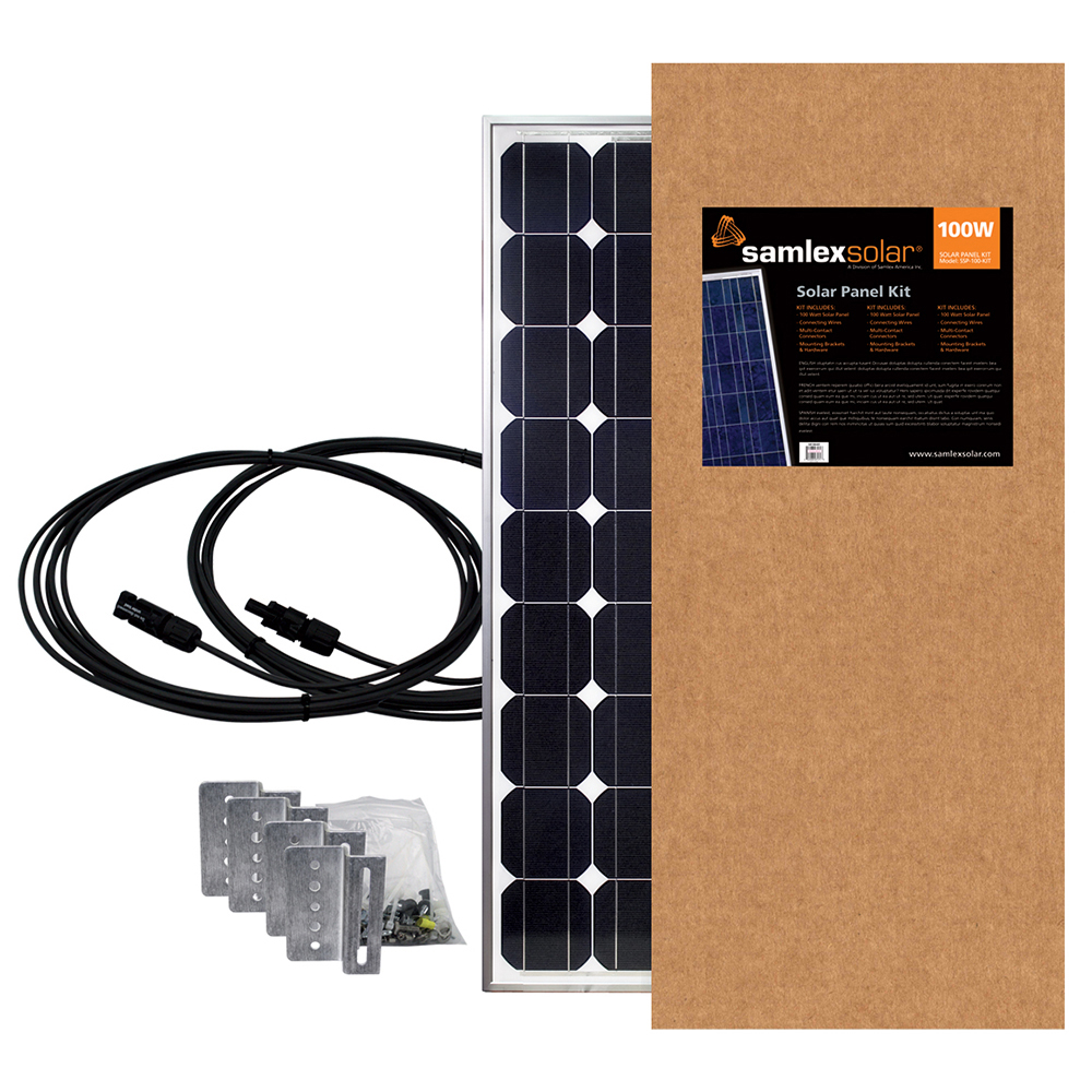 Samlex 100W Solar Panel Kit, made by Samlex America - SSP-100-KIT Samlex 100W Solar Panel Kit, made by Samlex America - SSP-100-KIT