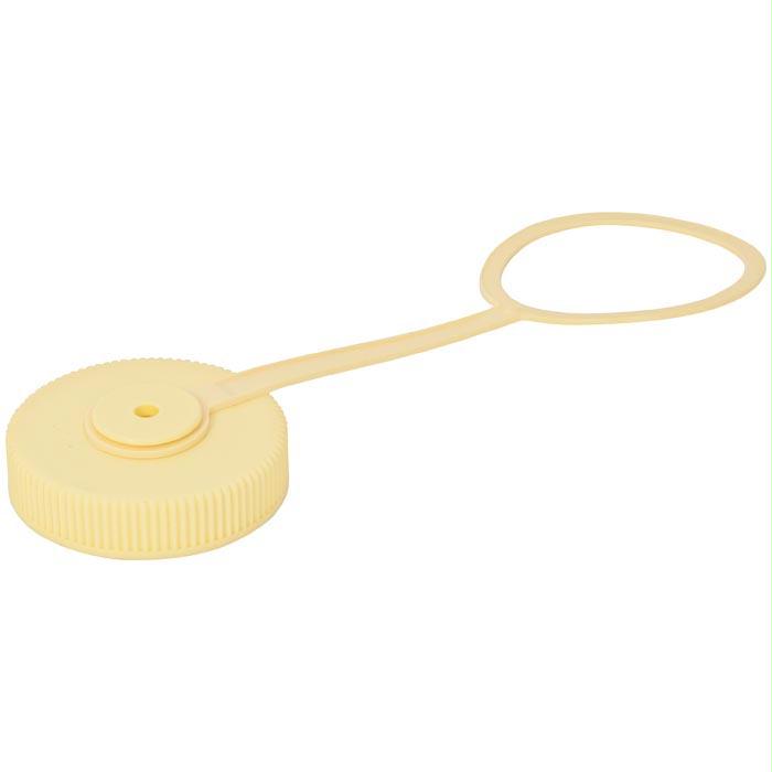 Lid Wm Loop-Top Yellow (Bulk), made by Nalgene -