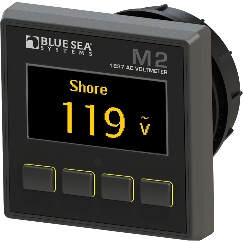 Blue Sea 1837 M2 AC Voltmeter, made by Blue Sea Systems - 1837 Blue Sea 1837 M2 AC Voltmeter, made by Blue Sea Systems - 1837