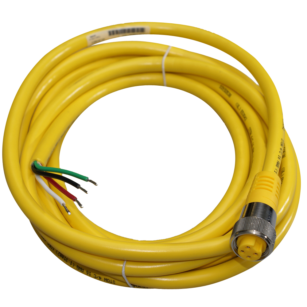 Maretron Mini Power Cordset - 2 Power & 2 Ground To Female - 5 Meter, made by Maretron - NM4P-05 Maretron Mini Power Cordset - 2 Power & 2 Ground To Female - 5 Meter, made by Maretron - NM4P-05
