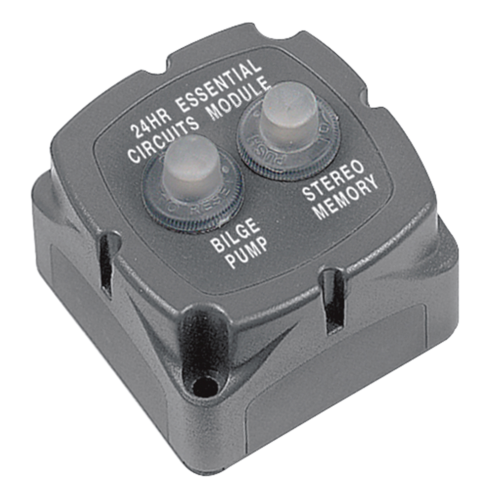 BEP 24-Hour Essential Circuits Module - 2 x 10A, made by BEP Marine - 706-2W