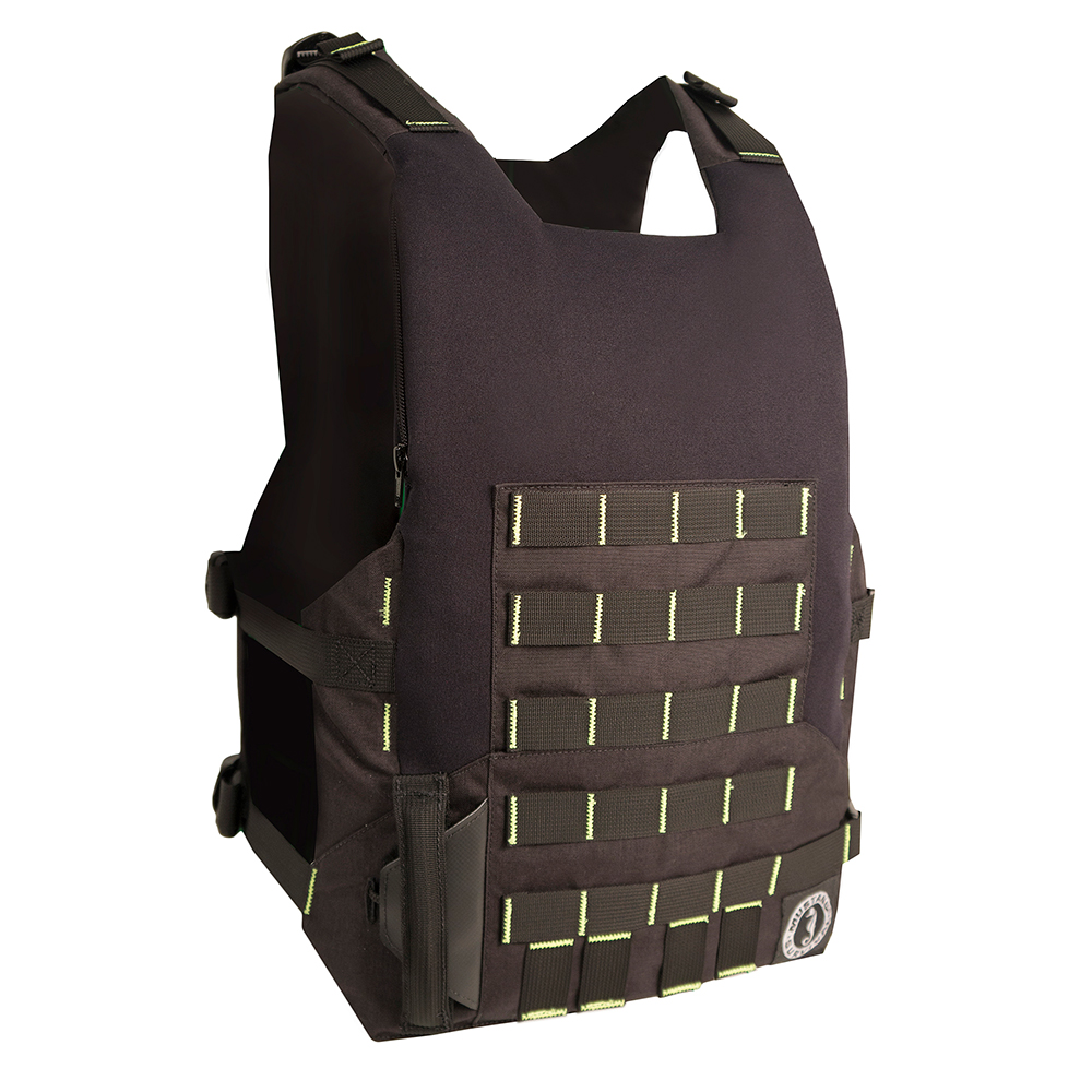 Mustang Rescue Swimmer Vest - Fluorescent Yellow/Green/Black - Manual, made by Mustang Survival - MRV170-251-0-206 Mustang Rescue Swimmer Vest - Fluorescent Yellow/Green/Black - Manual, made by Mustang Survival - MRV170-251-0-206