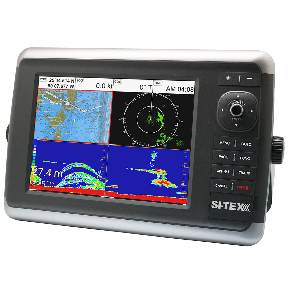 SI-TEX NavStar 12" Hybrid Touchscreen MFD 12" w/Internal GPS Antenna, made by SI-TEX -