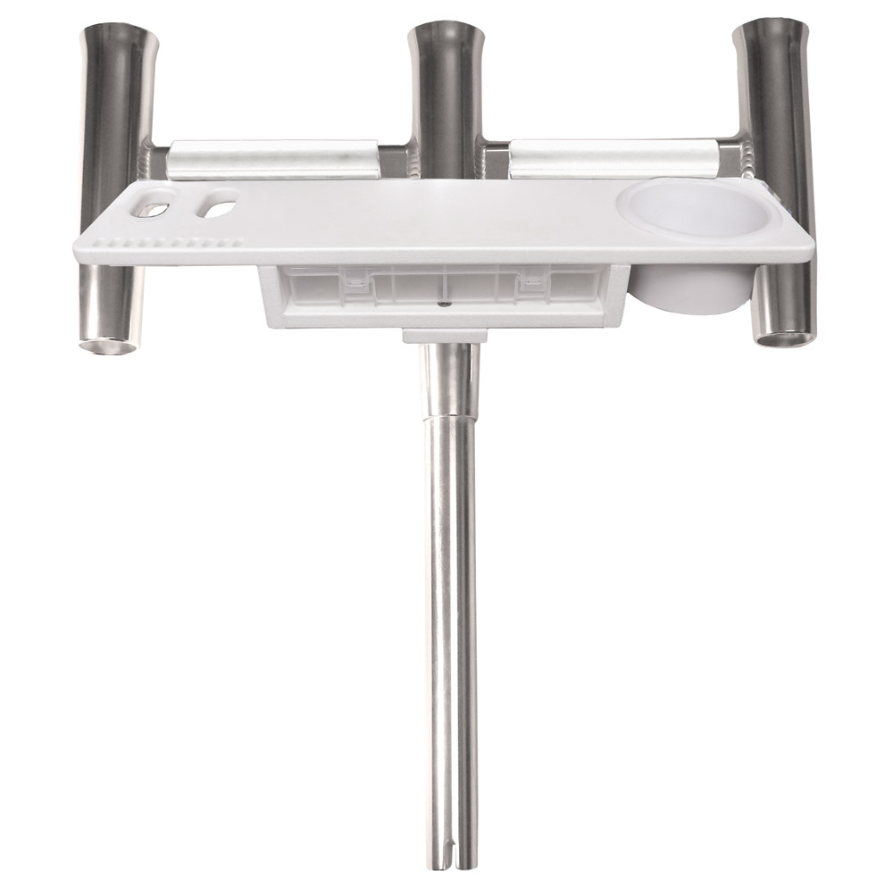 TACO Deluxe Trident Rod Holder Cluster Straight, made by TACO Marine - F31-0780BXY-1 TACO Deluxe Trident Rod Holder Cluster Straight, made by TACO Marine - F31-0780BXY-1