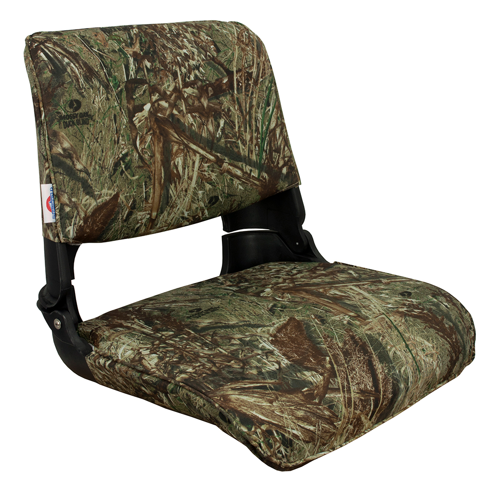 Springfield Skipper Premiun Folding Seat - Mossy Oak Duck Blind w/Black Shell, made by Springfield Marine - 1061021